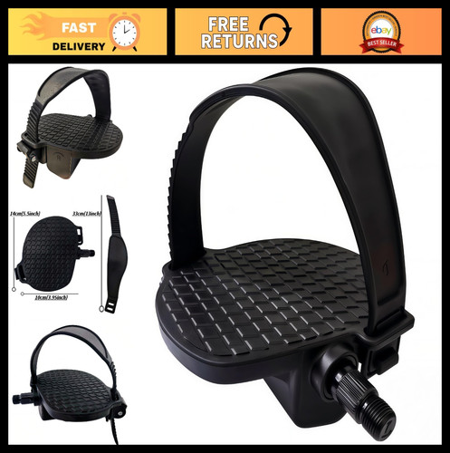 Adjustable spin bike pedals - adjustable,