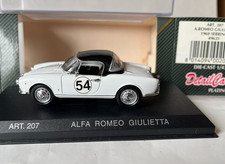 Alfa Romeo Giulietta Spider White Sebring 1960 Detail Cars 1/43 Scale