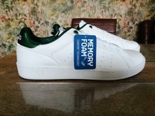 K Swiss White Leather Trainers Size 9