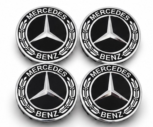 Mercedes black alloy wheel - 4x,