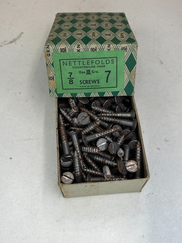 Box steel countersunk screws - box,
