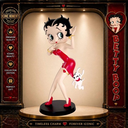 Betty boop figurine holding - figurine,