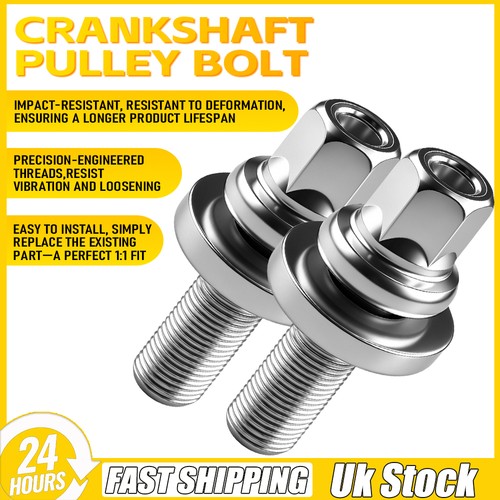 Crankshaft pulley bolt fits - bolt,