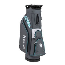 Golf Cart Bag Lightweight Golf Bag w/ Rain Hood & Umbrella Holder-Grey