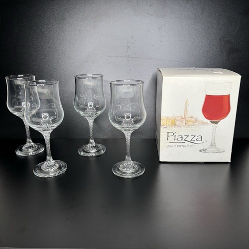 Piazza vintage wine goblets - wine,