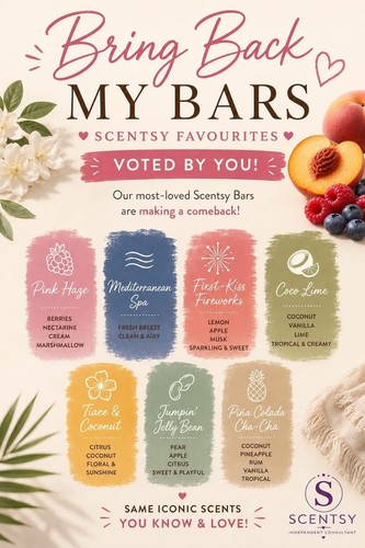 Scentsy bring back bars - back, my
