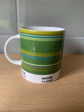 Pantone Universe 14-0452 Green Striped Small Typhoon Mug - Collectable RARE
