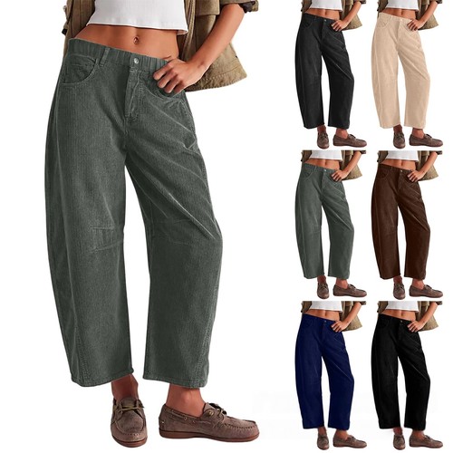 Ladies wide leg mid - ladies,