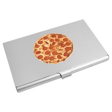 'Pepperoni Pizza' Business Card Holder / Credit Card Wallet (CH00050782)