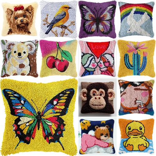 Latch hook kits - latch, pillowcase