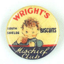 WRIGHT'S BISCUITS LAPEL PIN