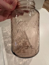 Ball Rose Colored Mason Jar