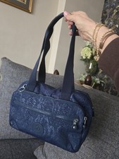 Kipling Navy Blue Snakeskin