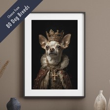 Royal Dog Portrait Print –