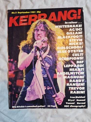 Kerrang issue sept 1981 - issue,