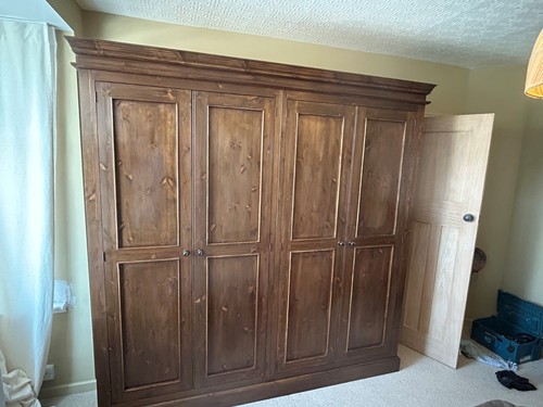 Wardrobe waxed door full - wardrobe,