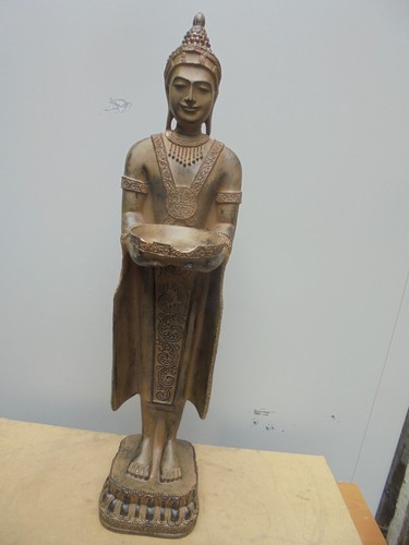 Large brown bronze effect - large,