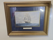 Vintage clipper sailing ship - vintage,