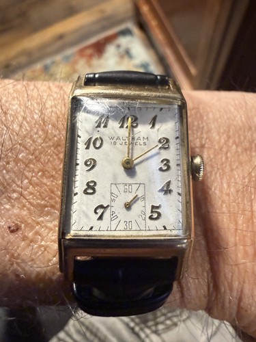 Vintage waltham art - waltham, deco