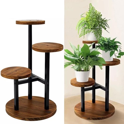 Tier wooden plant stand - plant,
