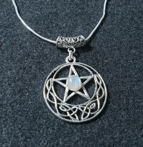 Pentagram necklace pendant - pentagram,