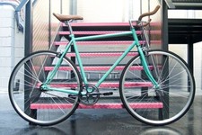 Brand new Vintage Single Speed bike freewheels Fixed Gear fixie city Bike 56cm