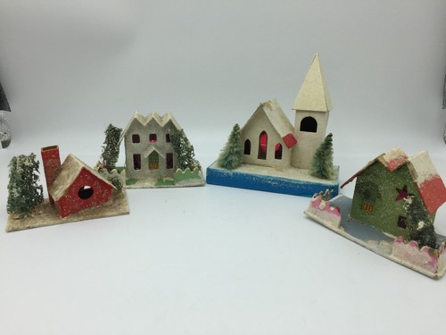 Japan putz christmas village - putz,