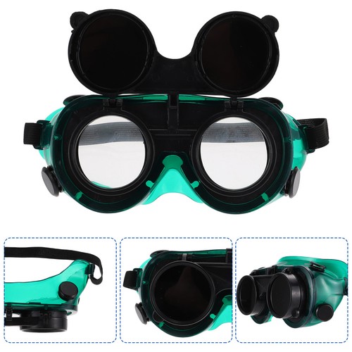 2pcs anti glare - anti-glare, flip-up