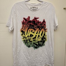 UB40 Mens 2018 XL THTC Co Official 40th Anniv Concert T-Shirt Reggae Since 1978