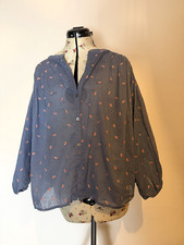 Plumo Studio Blue Embroidered