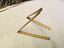 Rabone No 1167 folding boxwood and brass 36" rule 1 yard (ref RF1)