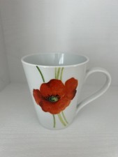Alpine Poppy China Mug Cup