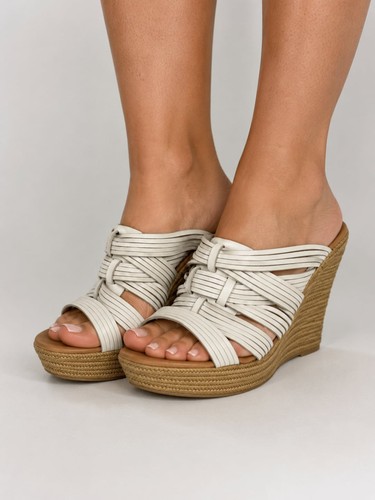Ugg cream leather - w8, strappy