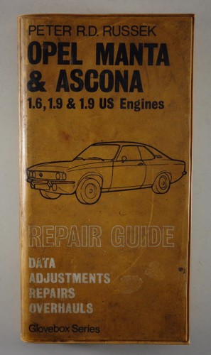 Repair manual opel manta - repair, a
