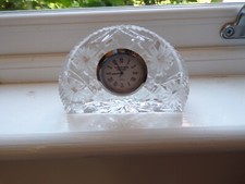 edinburgh crystal Half Moon Clock