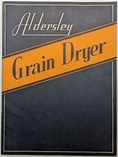 Original Aldersley Grain Dryer Brochure / Booklet, c 1950's