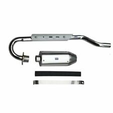 Exhaust Set -250cc Silver Exhaust System Manifold + Muffler Dirt Bike HMParts