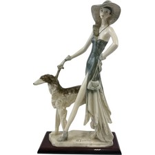 A. Santini Lady with Borzoi