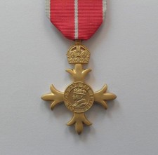MEDALS - OBE. ORDER OF THE BRITISH EMPIRE MEDAL ( MILITARY ) - FULL SIZE.