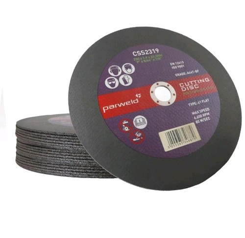 230mm metal cutting discs - 9",