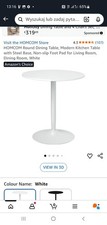 HOMCOM 70cm Round Dining Table