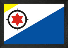 bonaire flag Framed Wall Art