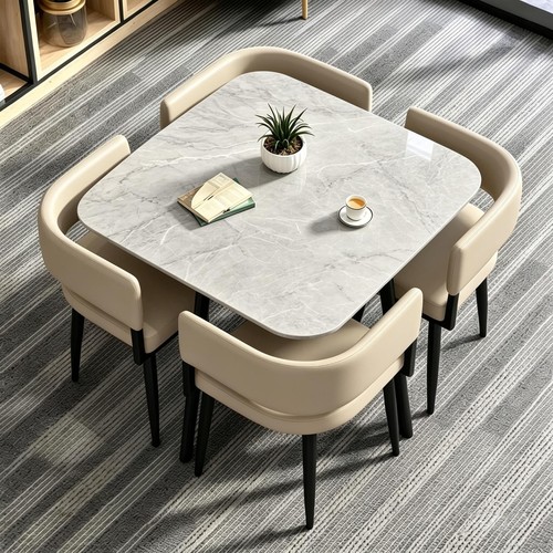 Compact square dining table - square,