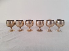Vintage Goblets Cups Silver