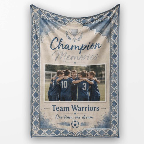 Super soft fleece blanket - fleece, blue