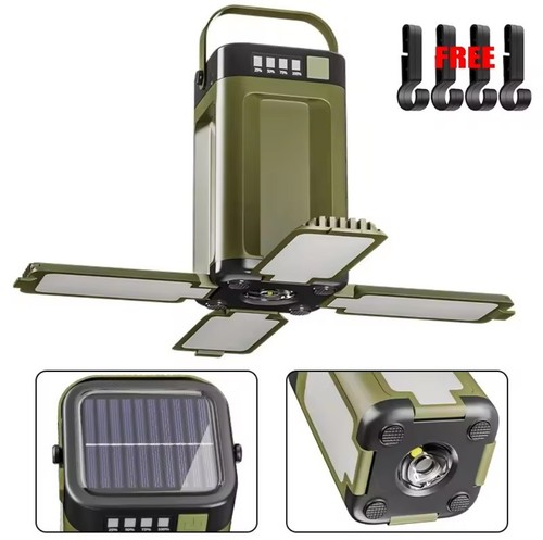 Solar rechargeable led - rechargeable, camping