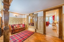 Large Solid Oak Monk’s Bench – Vintage Storage Settle / Hall Seat with Lift-Up L