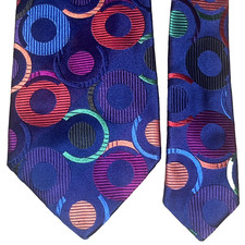 DUCHAMP MENS SILK TIE IN MULTI