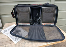 Vintage Binatone SOUND sac Personal Stereo 2 Way Speakers Case & Instructions