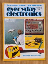 everyday electronics / Vintage Magazine - December 1972